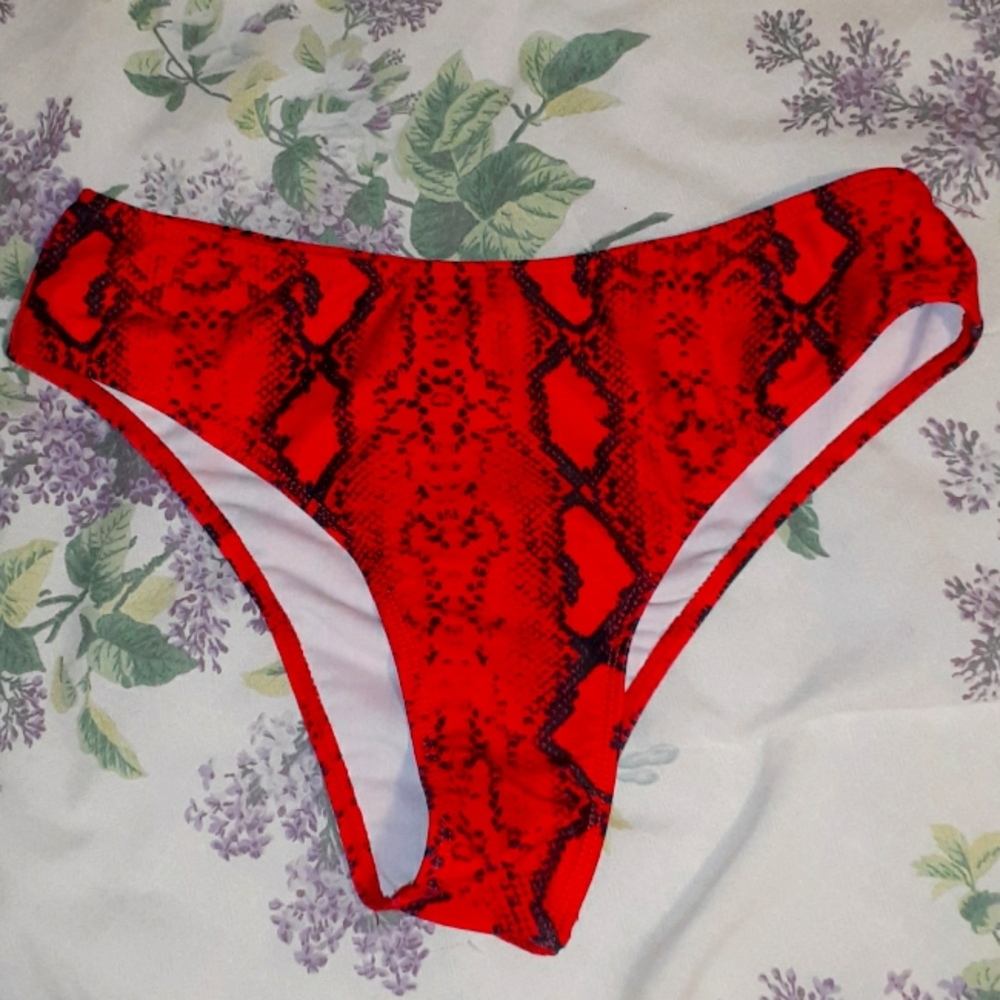 High rise bikini bottoms